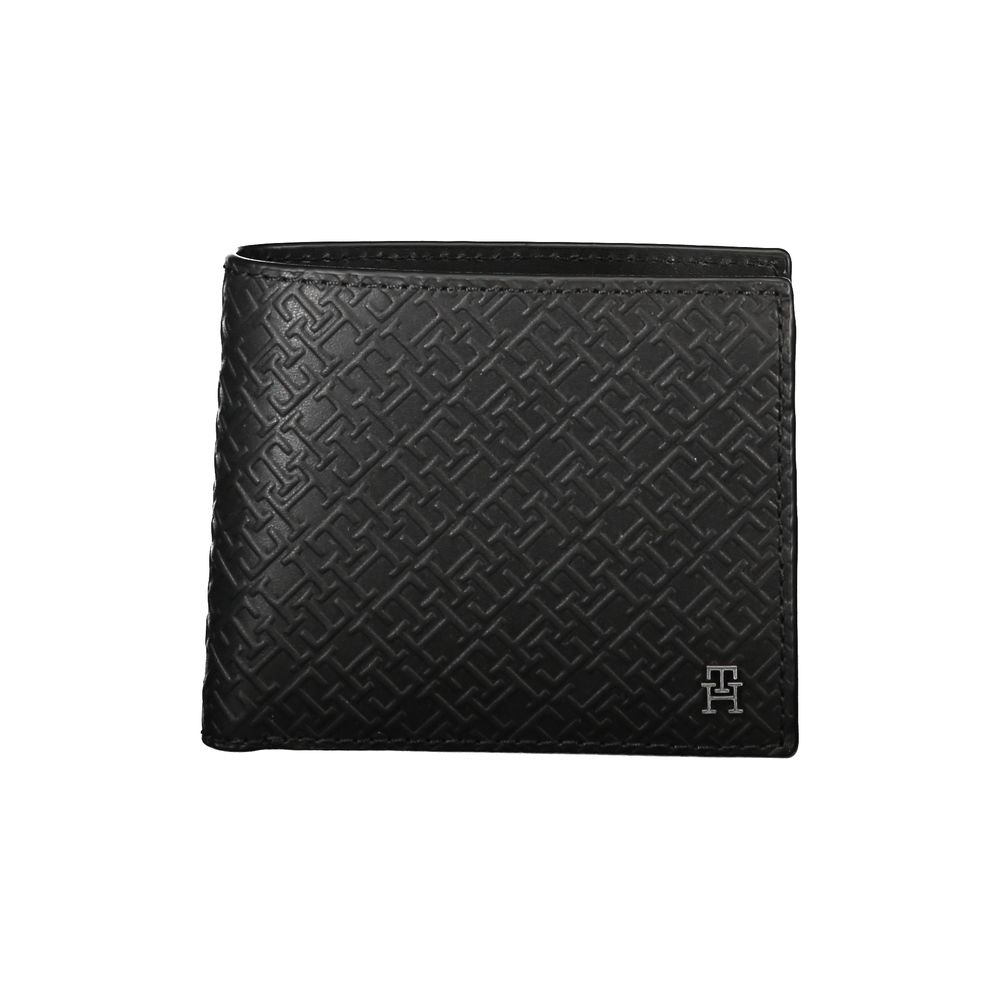 Cartera clásica de piel con monedero y ranuras para tarjetas