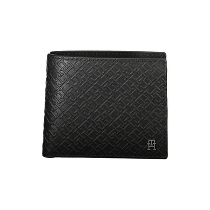Cartera clásica de piel con monedero y ranuras para tarjetas