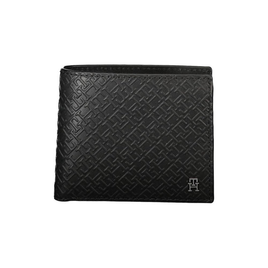 Cartera clásica de piel con monedero y ranuras para tarjetas