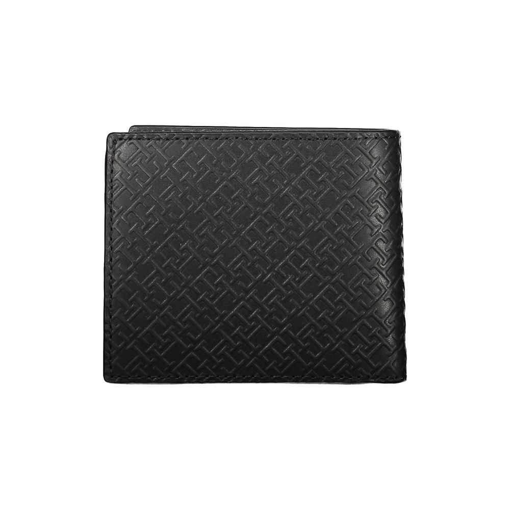 Cartera clásica de piel con monedero y ranuras para tarjetas