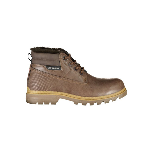 Elegantes botas de cordones con detalles en contraste