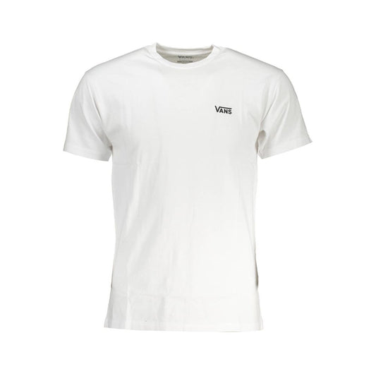 Camiseta blanca de algodón para hombre