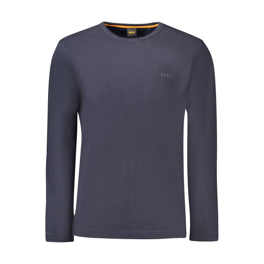 Jersey azul de algodón para hombre