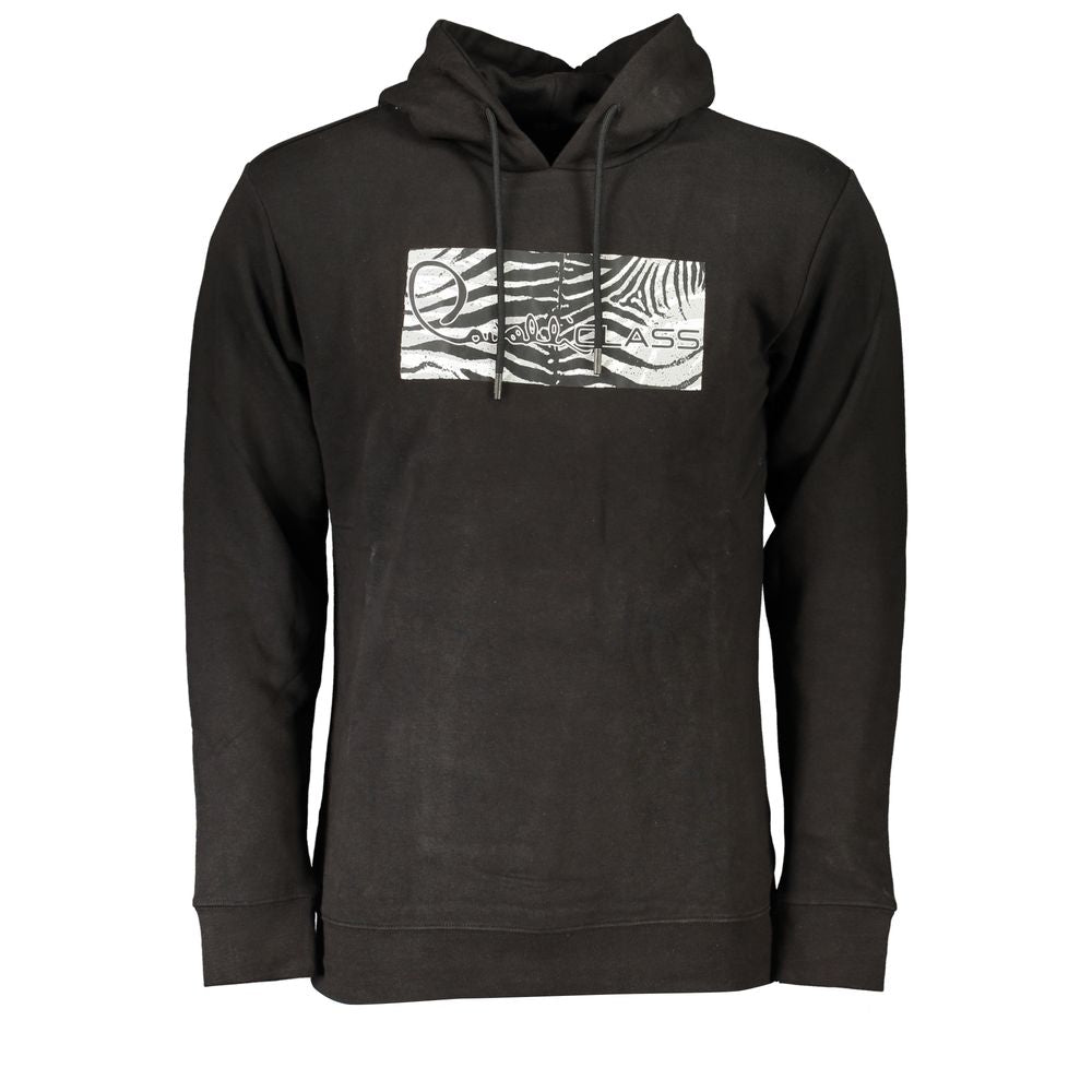 Jersey Negro Algodón Hombre