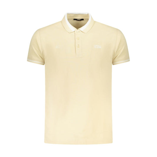 Polo de algodón beige para hombre