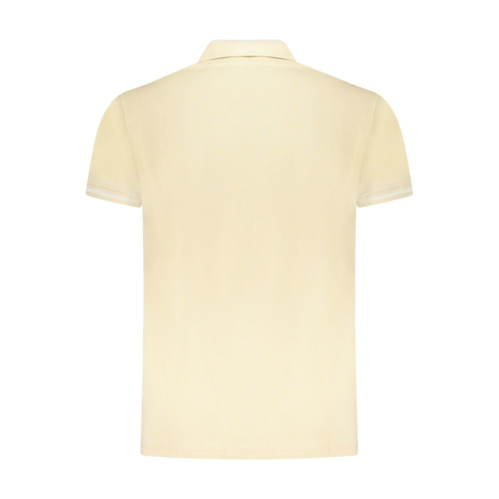 Polo de algodón beige para hombre