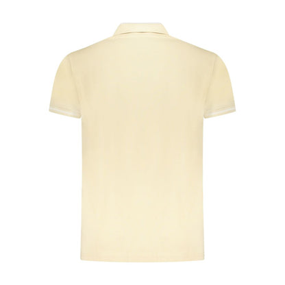 Polo de algodón beige para hombre