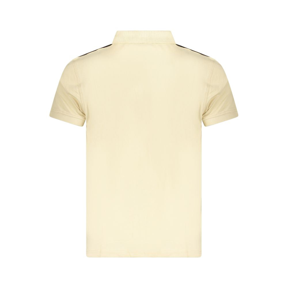Polo de algodón beige para hombre