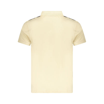 Polo de algodón beige para hombre