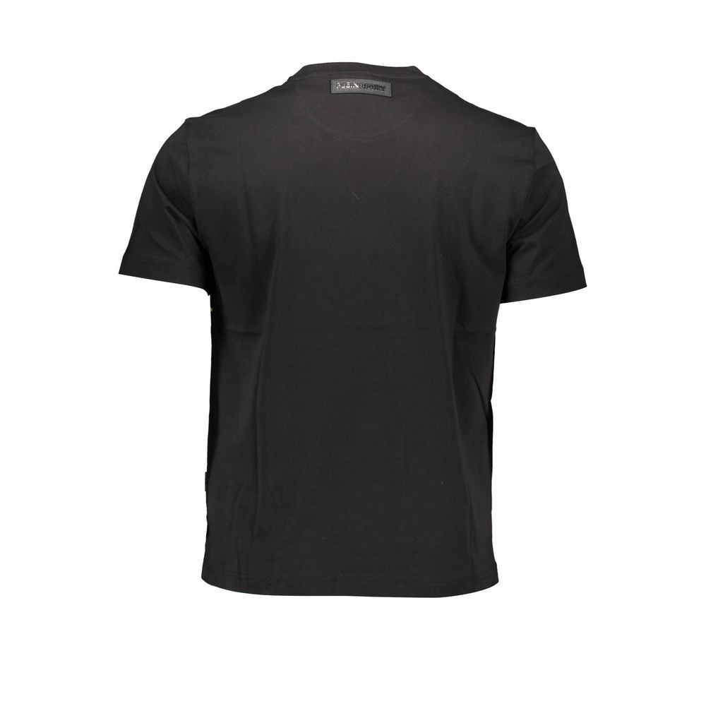 Camiseta negra de algodón para hombre