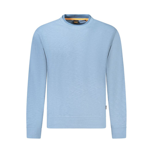 Jersey de algodón azul claro para hombre