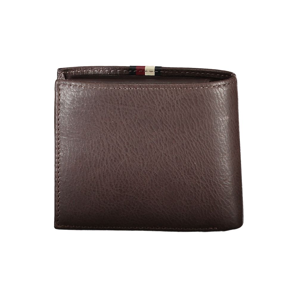 Cartera de hombre de piel marrón