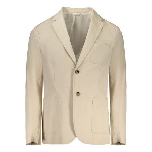 Chaqueta de algodón beige