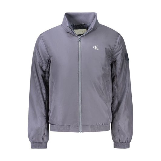 Chaqueta azul de poliamida para hombre