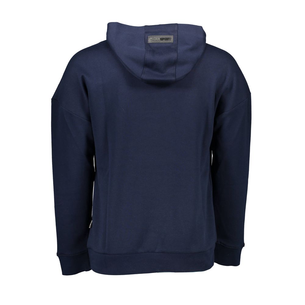 Jersey azul de algodón para hombre