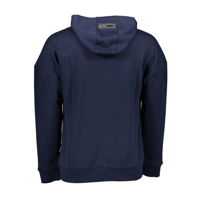 Jersey azul de algodón para hombre