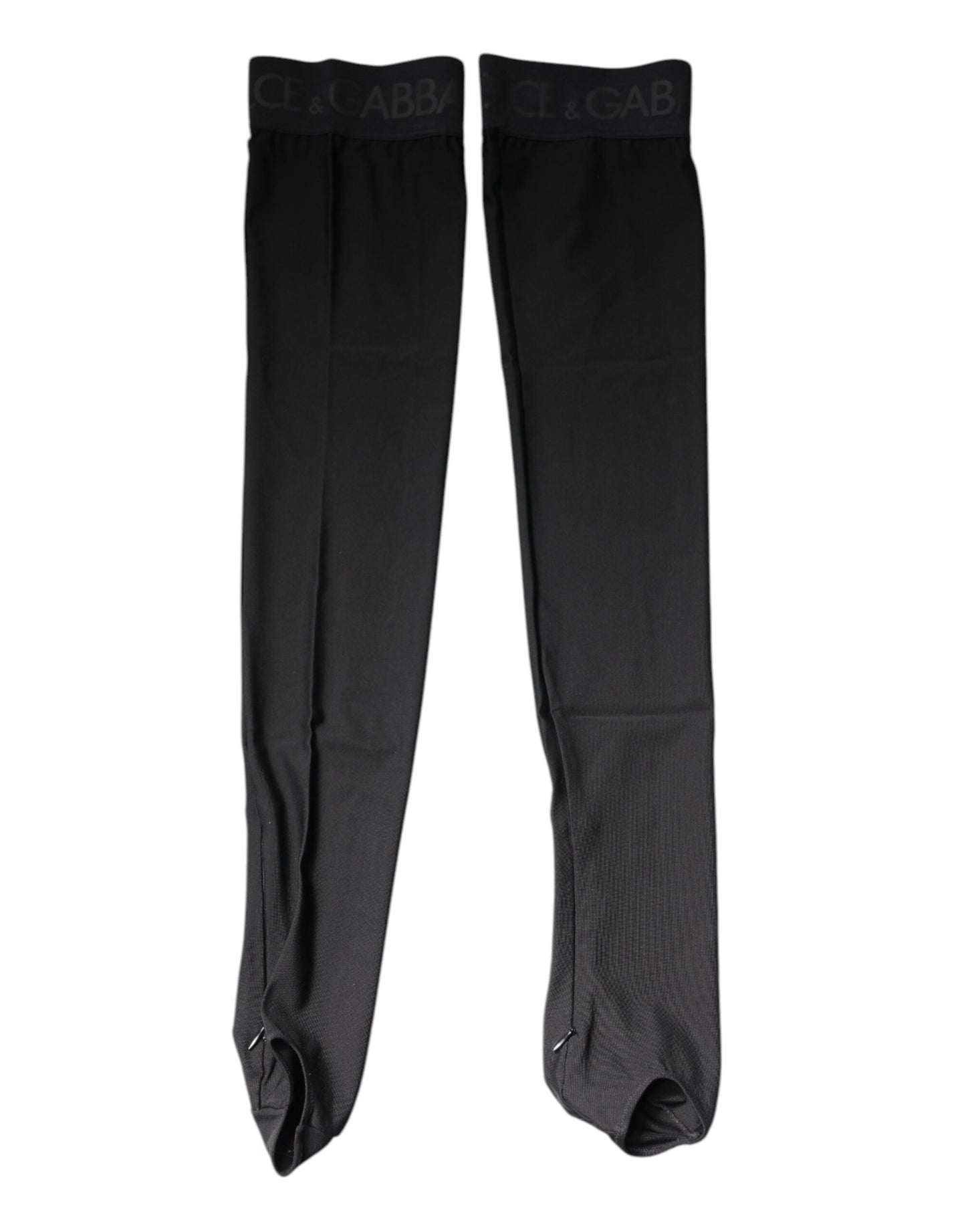 Black Viscose Stretch Over Calf Stockings Socks