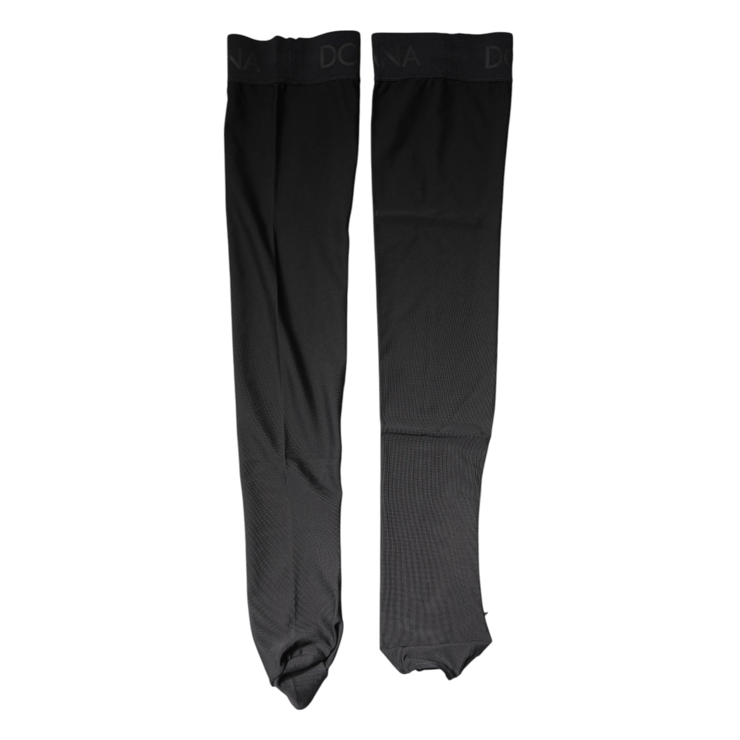 Black Viscose Stretch Over Calf Stockings Socks
