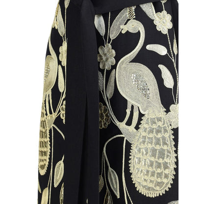 Embroidered long Vest