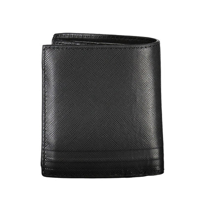 Cartera de hombre de piel negra