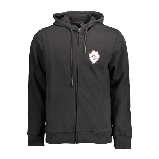 Jersey Negro Algodón Hombre