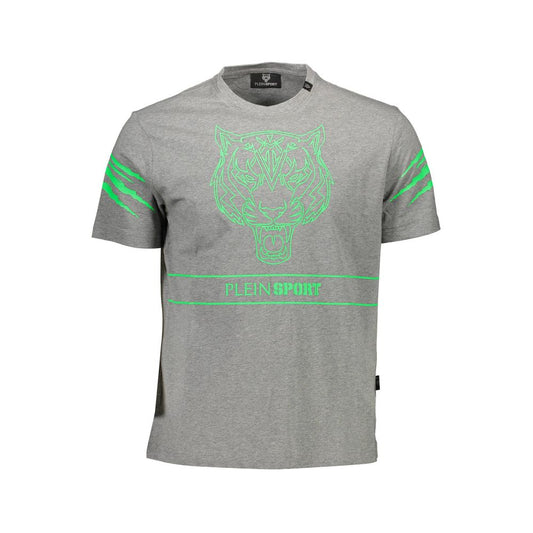 Camiseta marrón de algodón para hombre