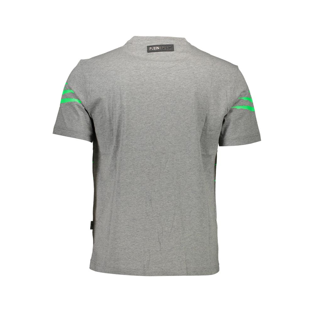Camiseta marrón de algodón para hombre