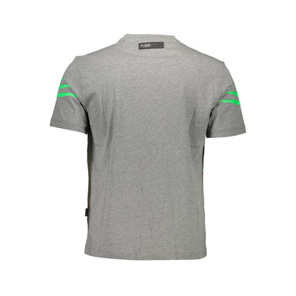 Camiseta marrón de algodón para hombre