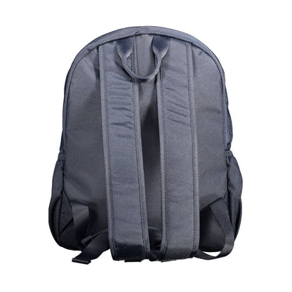 Mochila de poliéster azul para hombre