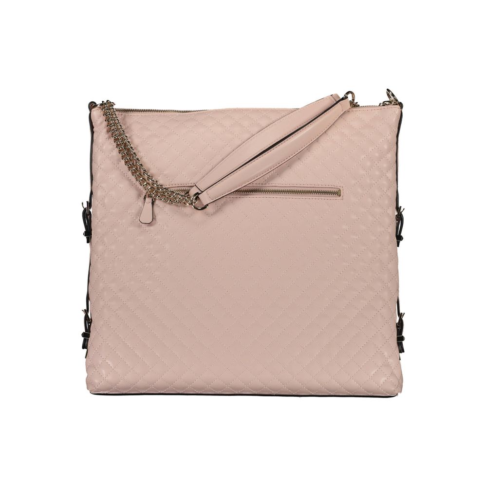 Bolso de polietileno rosa para mujer