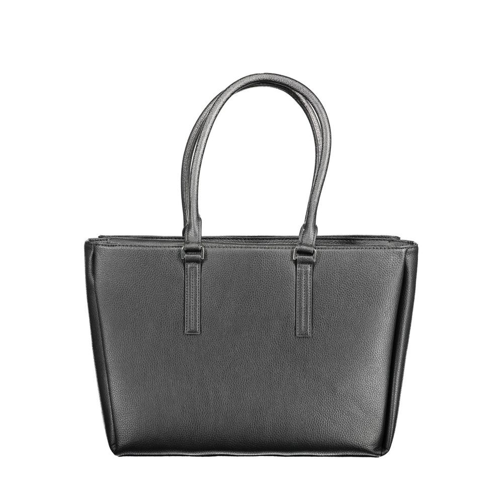 Bolso de polietileno negro para mujer
