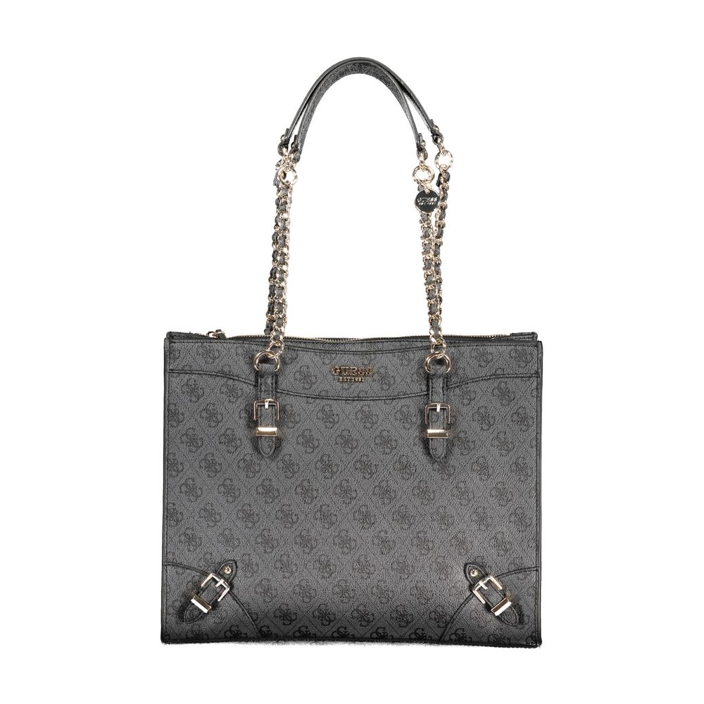 Bolso de polietileno negro para mujer