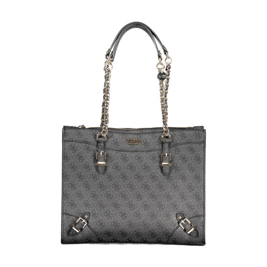 Bolso de polietileno negro para mujer