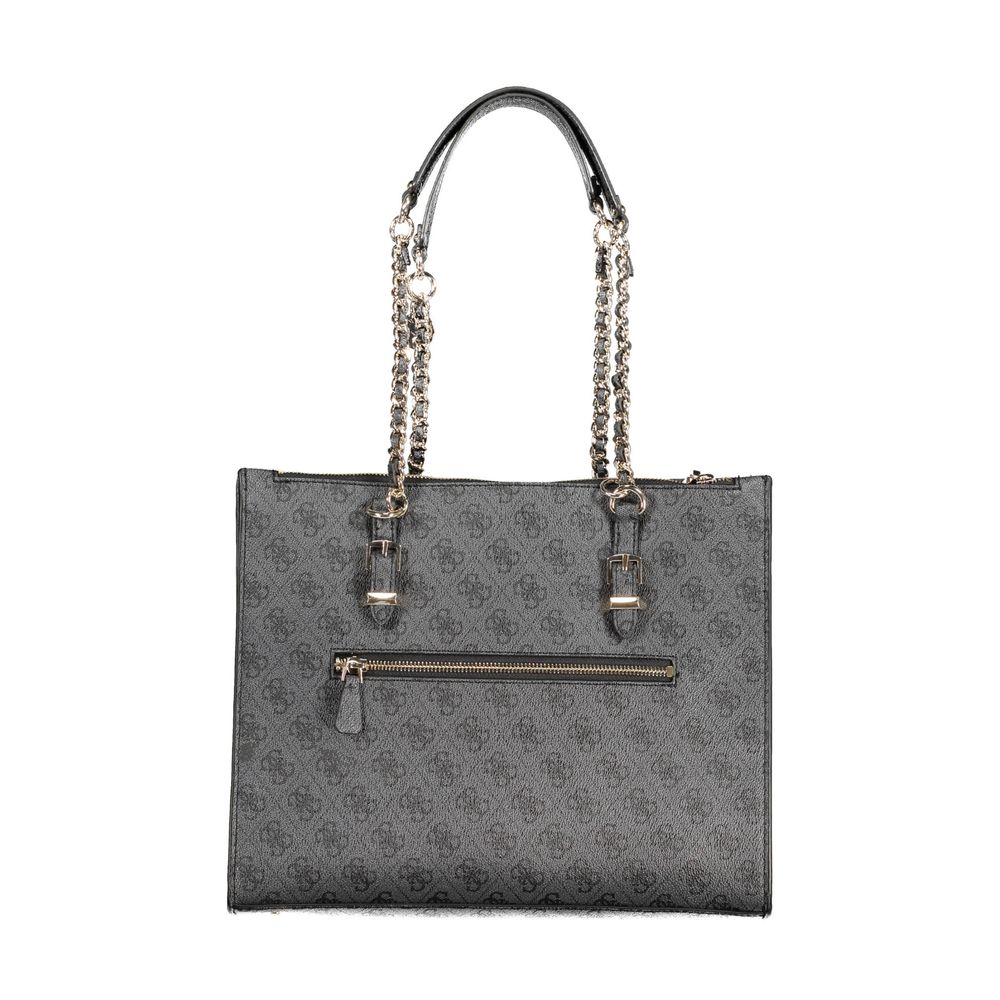 Bolso de polietileno negro para mujer