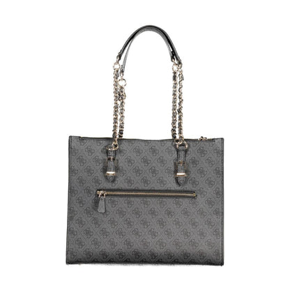 Bolso de polietileno negro para mujer