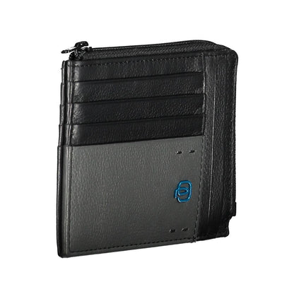 Cartera de hombre de piel negra