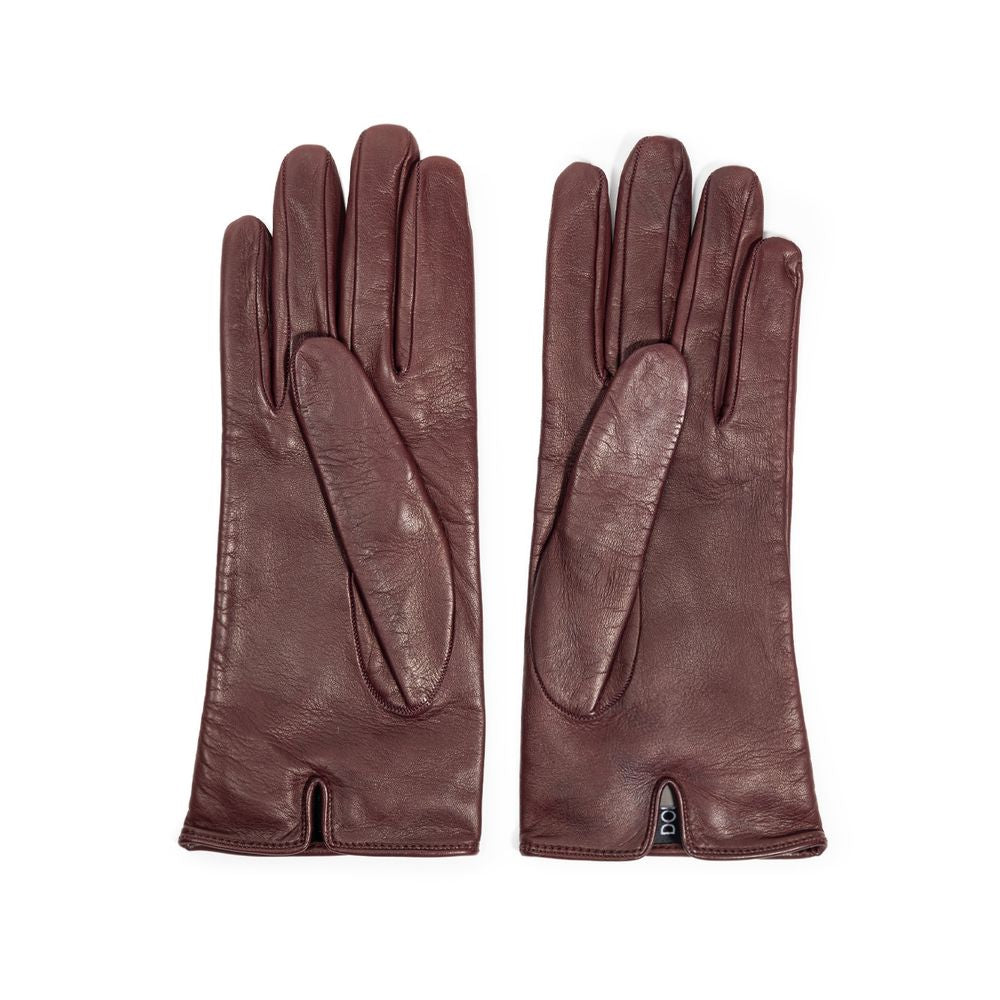 Burgundy Leather Glove