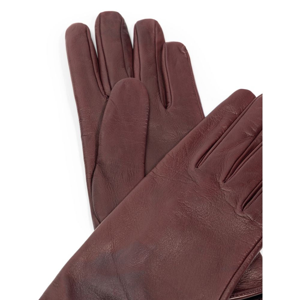 Burgundy Leather Glove