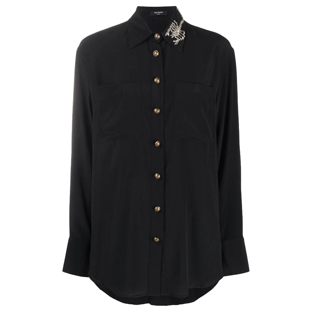 Black Silk Shirt