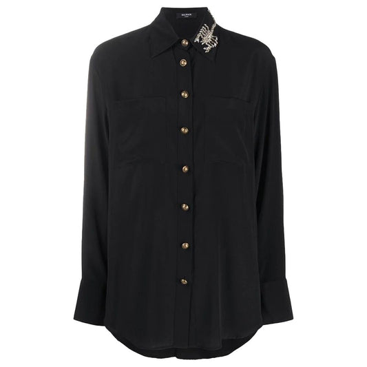 Black Silk Shirt
