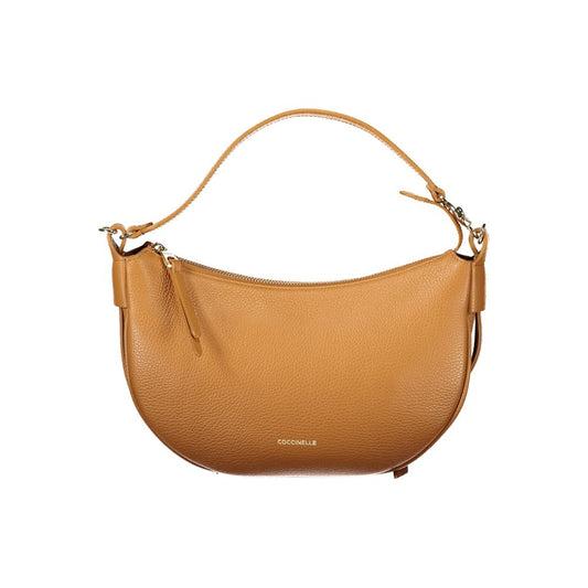 Bolso de piel marrón