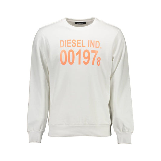 Jersey blanco de algodón para hombre