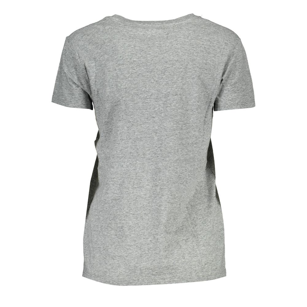 Gray Cotton Unisex T-Shirt