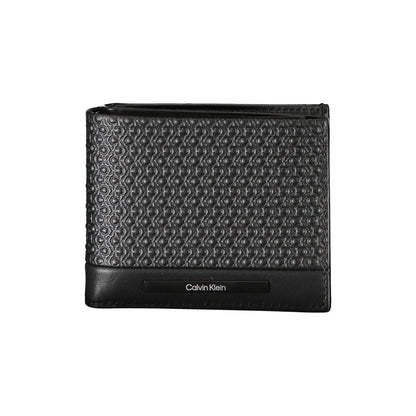 Elegante Cartera RFID de Piel Negra