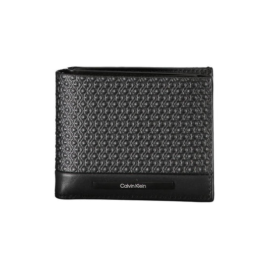 Elegante Cartera RFID de Piel Negra
