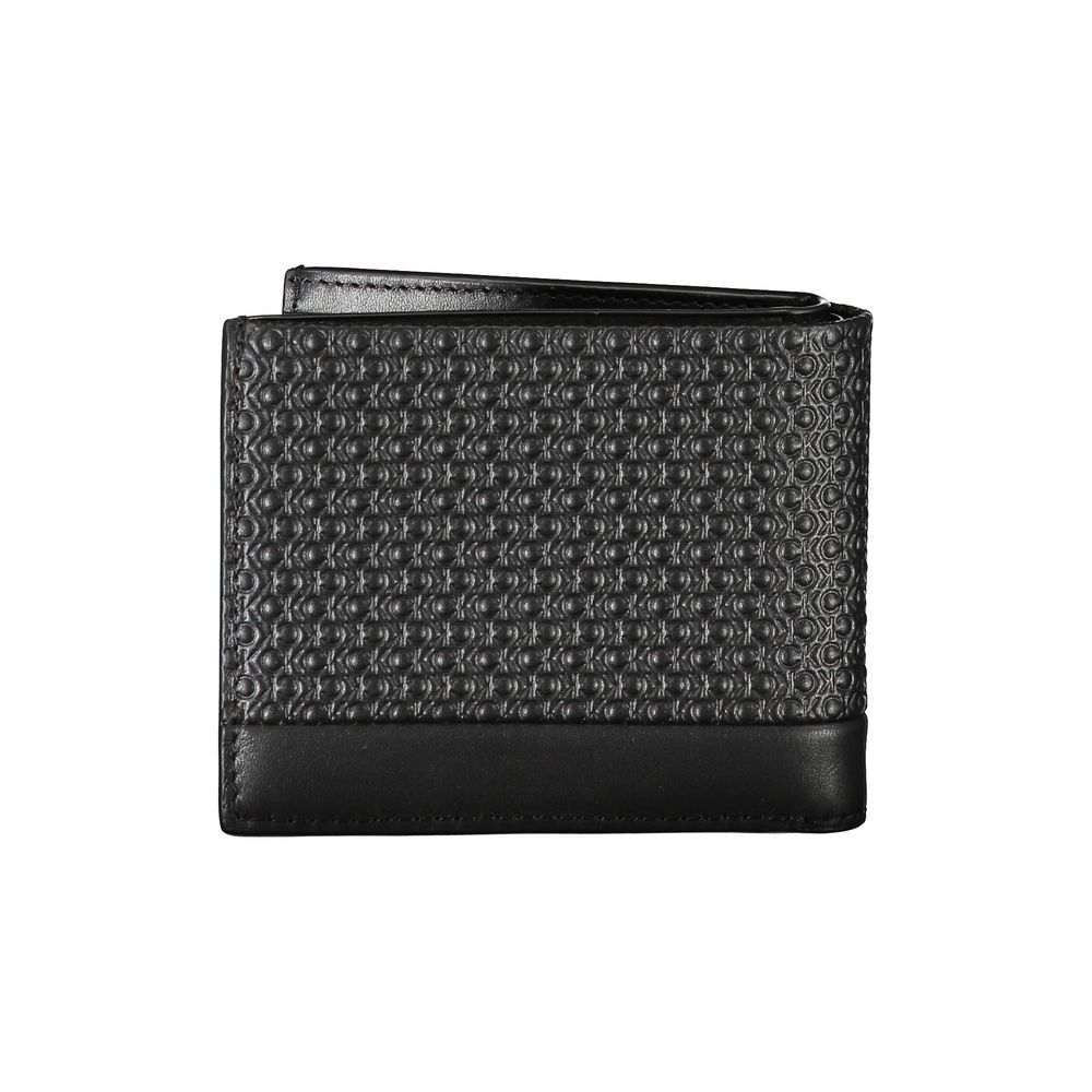 Elegante Cartera RFID de Piel Negra