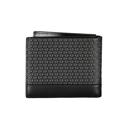 Elegante Cartera RFID de Piel Negra