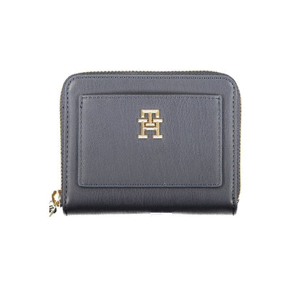 Cartera de polietileno azul