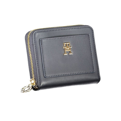 Cartera de polietileno azul