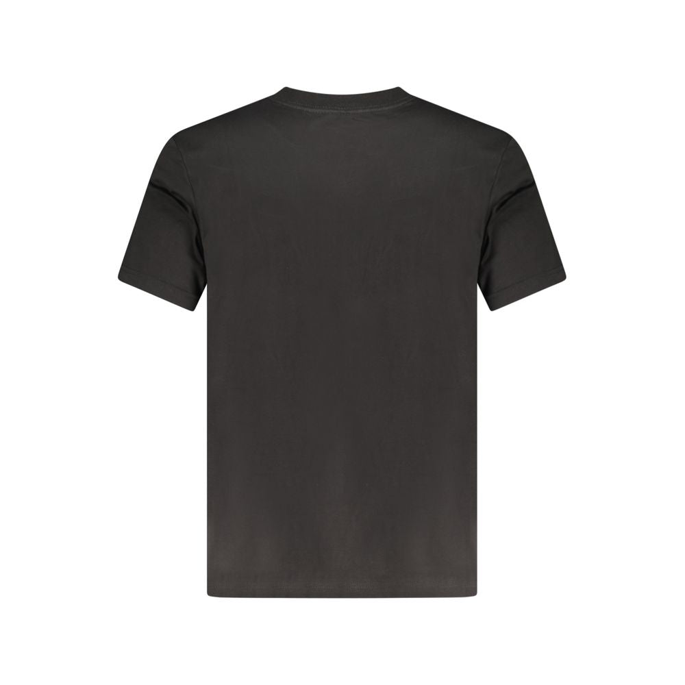 Camiseta negra de algodón para hombre